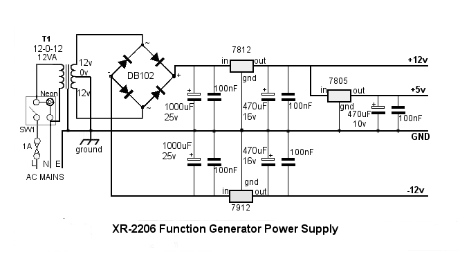 Arduino - XR-2206 Function Generator