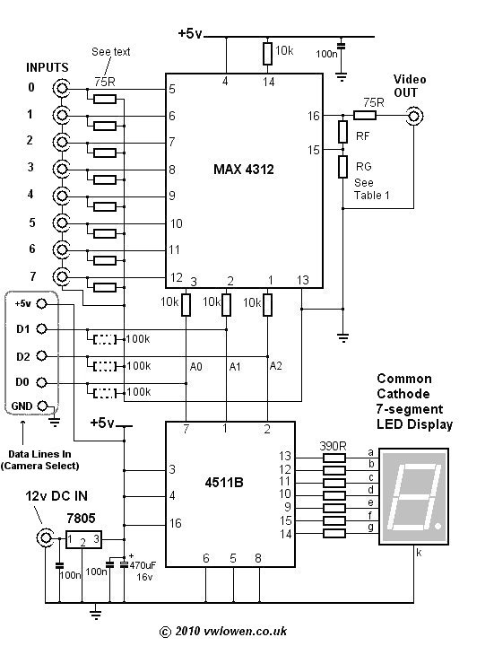 8input video switch Mark II page 1